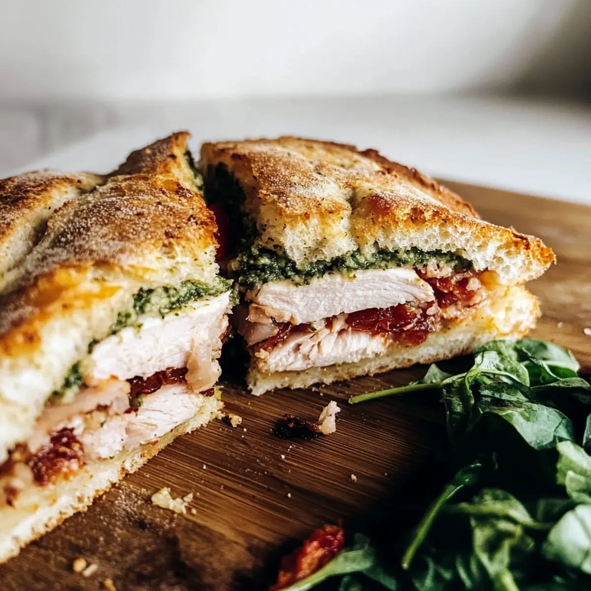 Trader Joe's Sun-Dried Tomato Focaccia Turkey Sandwich Delight
