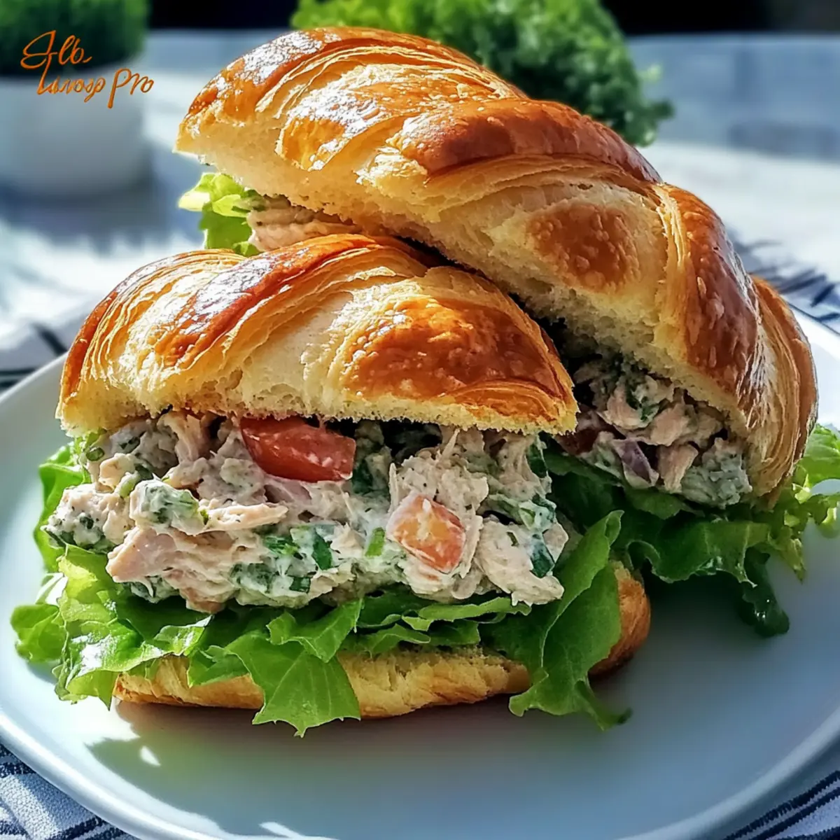 Savory Tuna Salad Croissant Sandwich for Quick Chic Meals