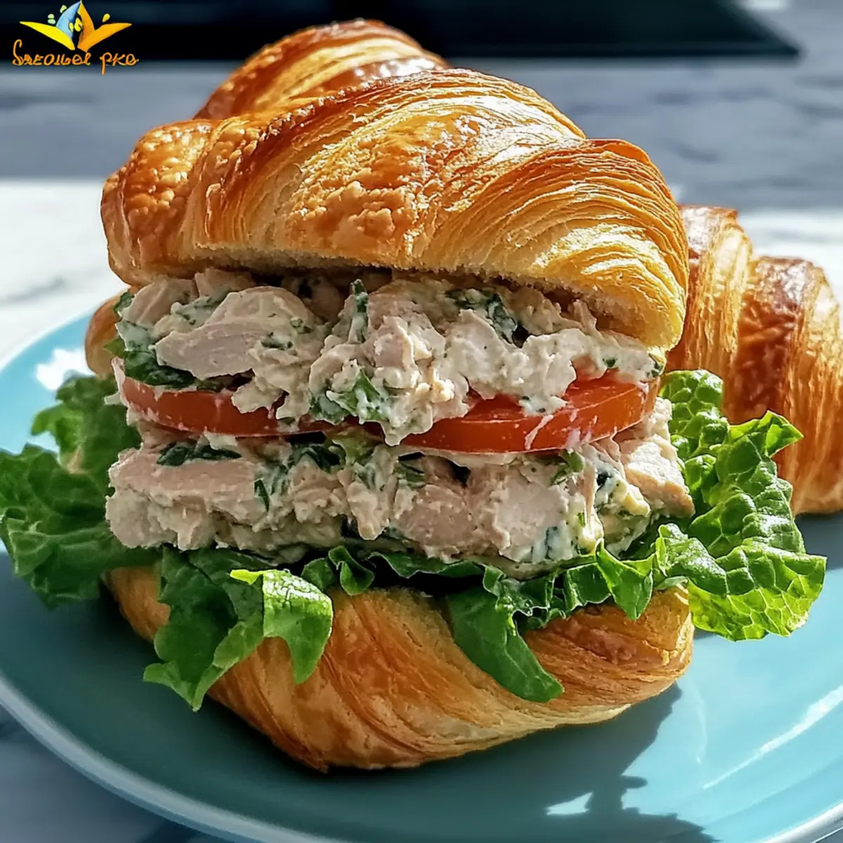 Savory Tuna Salad Croissant Sandwich for Effortless Lunches