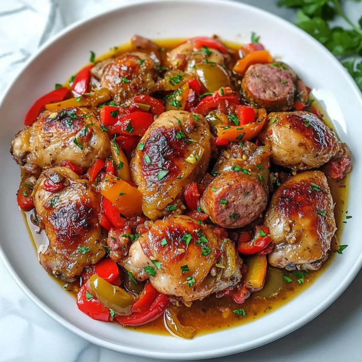 Savor the Flavors of Chicken Scarpariello in 45 Minutes