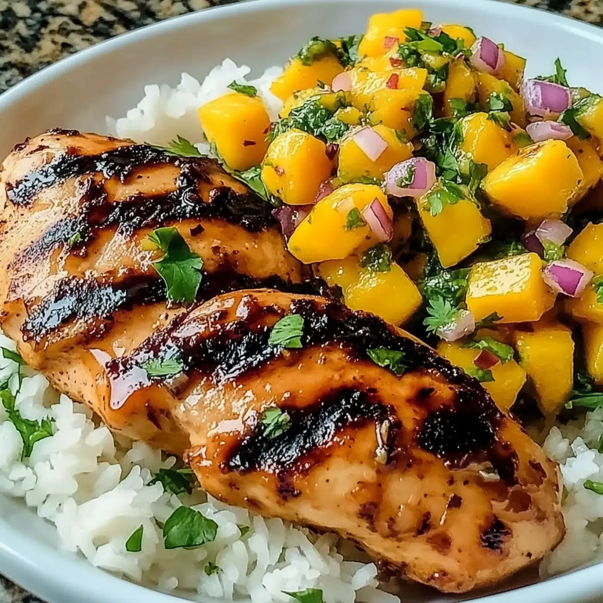 Delicious Honey Lime Chicken with Mango Salsa for Summer Nights