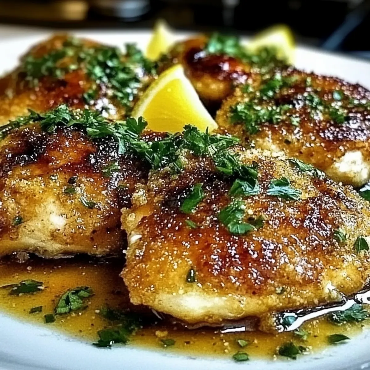 Crispy Italian Chicken Christopher with Garlic Butter Bliss