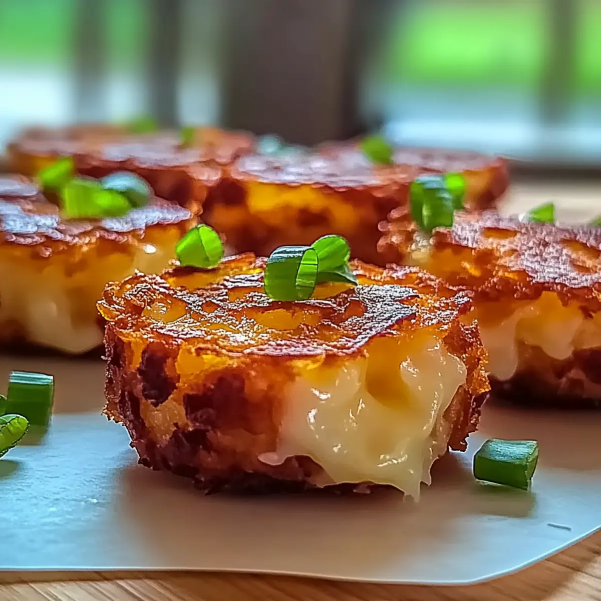 Loaded Hashbrown Bites: Cheesy, Crispy Comfort in Every Bite