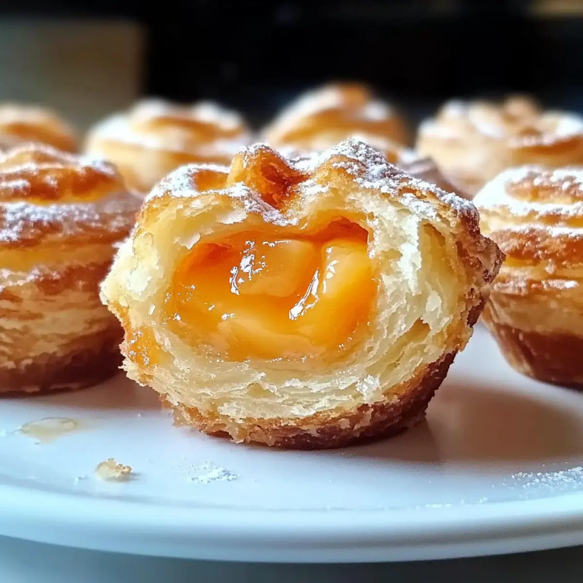 Peach Pie Cruffins: Delightfully Flaky Brunch Treats