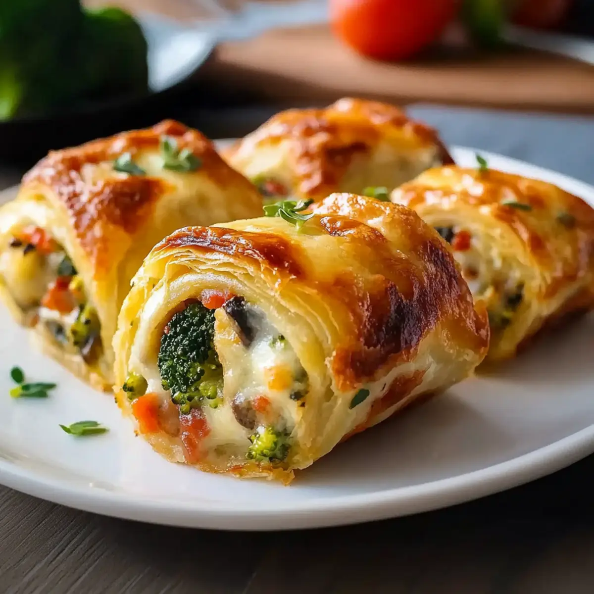 Cheesy Baked Veggie Rolls: Crispy Comfort for Busy Nights