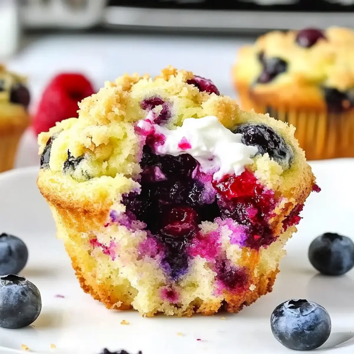 Berry Cream Cheese Muffins That Will Brighten Your Mornings