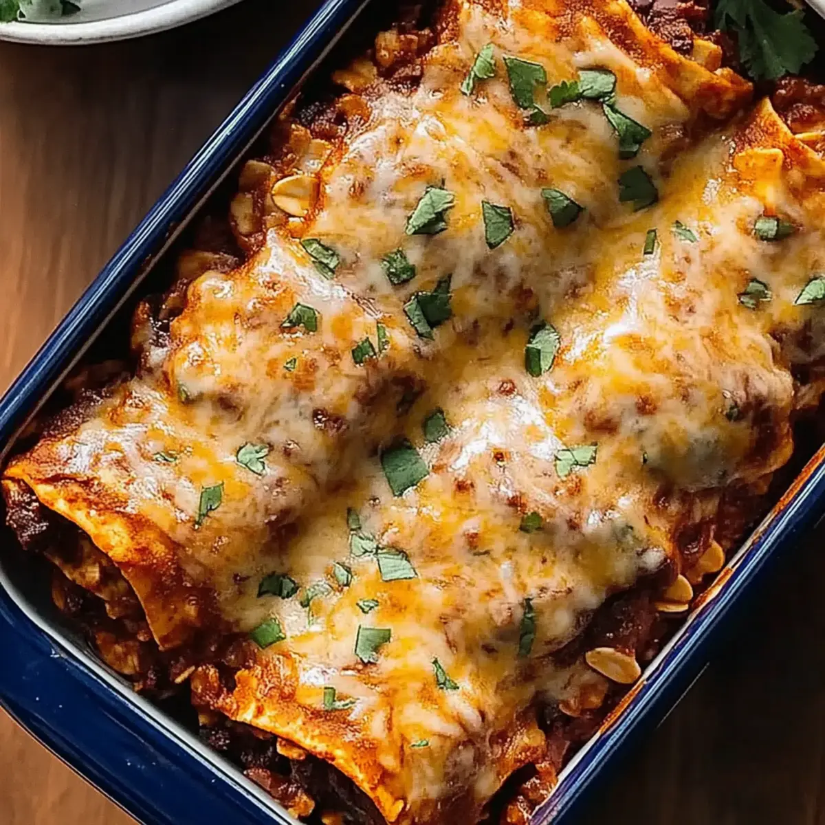Delicious Bean and Cheese Enchiladas: Comfort Food Bliss