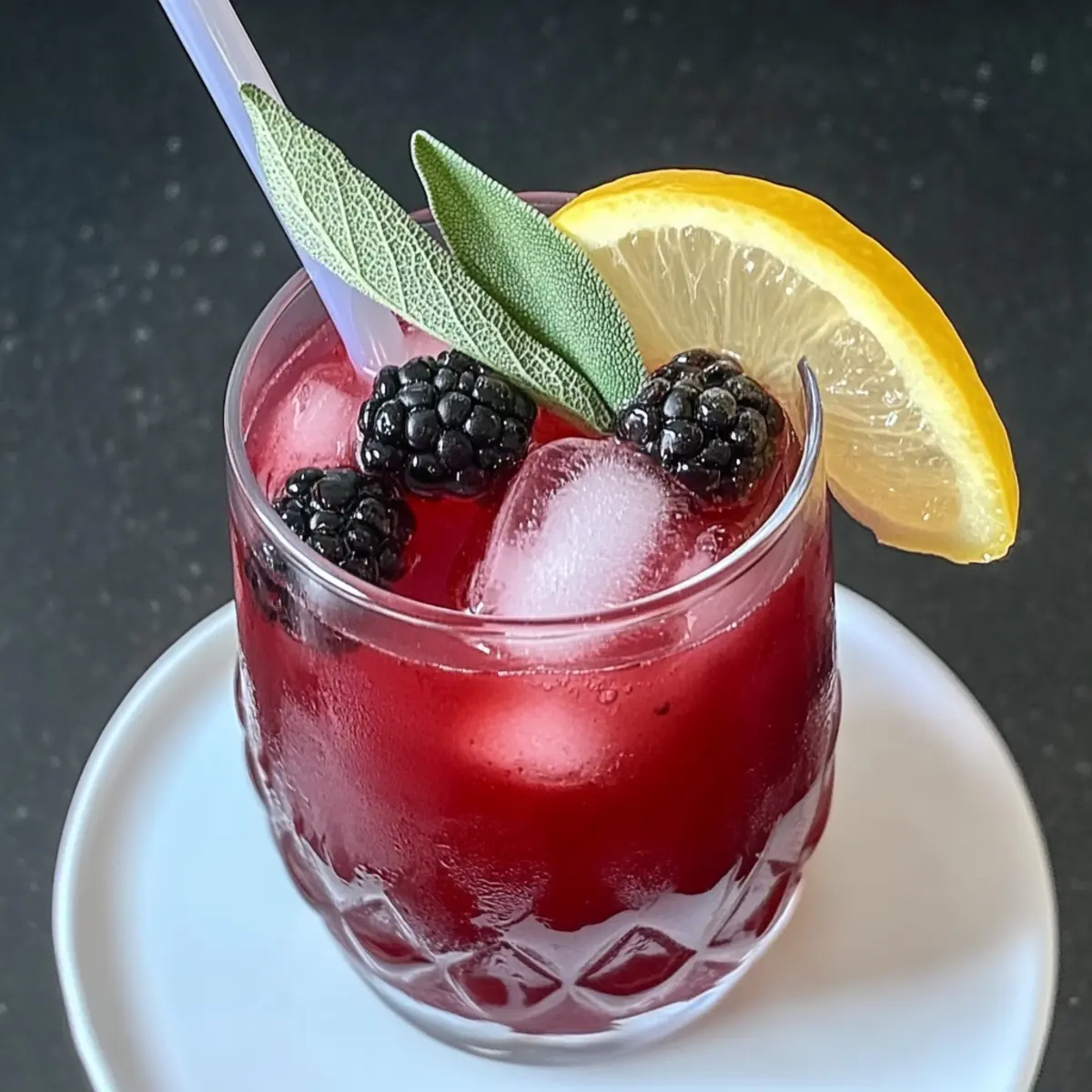 Refreshing Blackberry Sage Iced Tea for Hot Summer Days