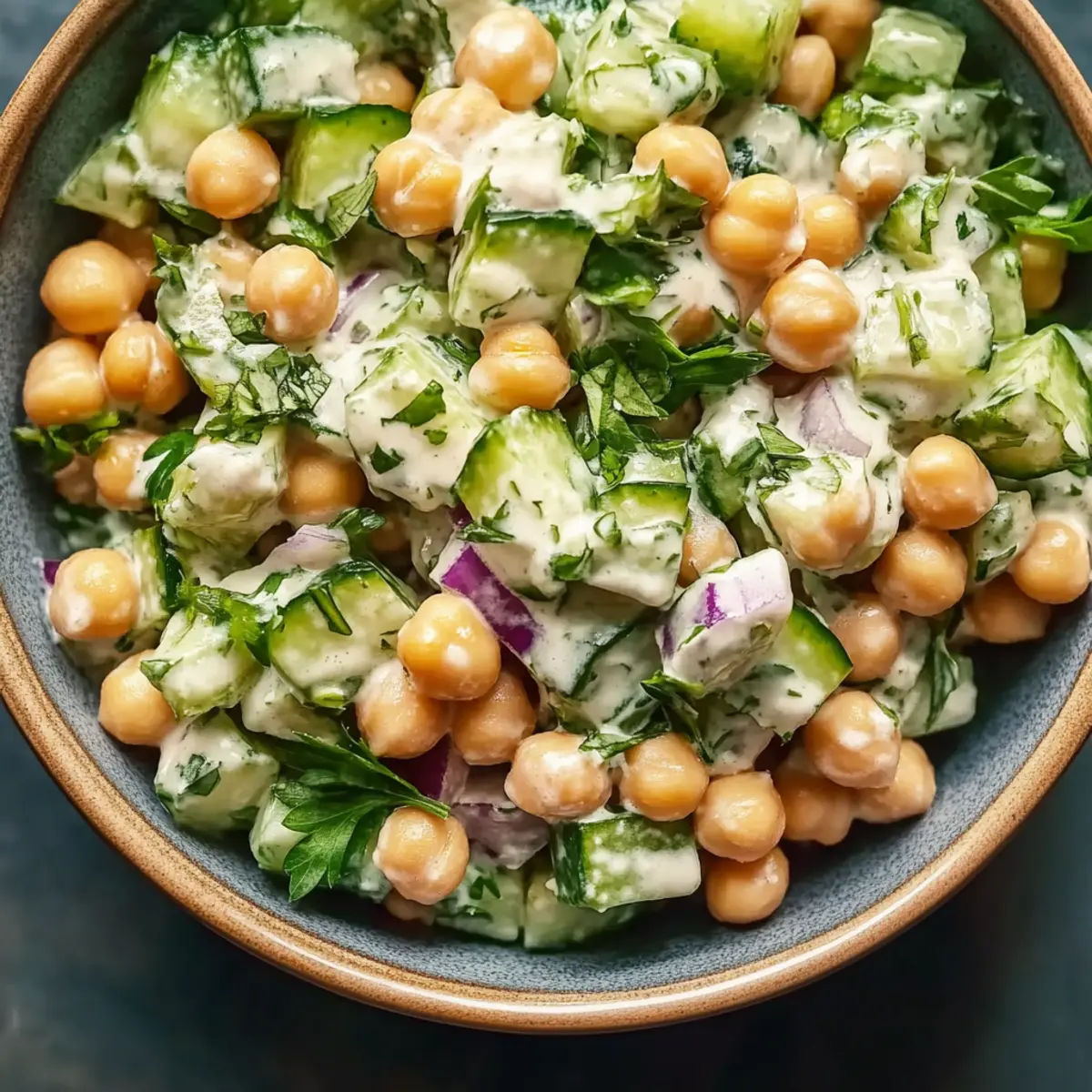 Creamy Chickpea Salad: A Refreshing Twist on Classic Lunches