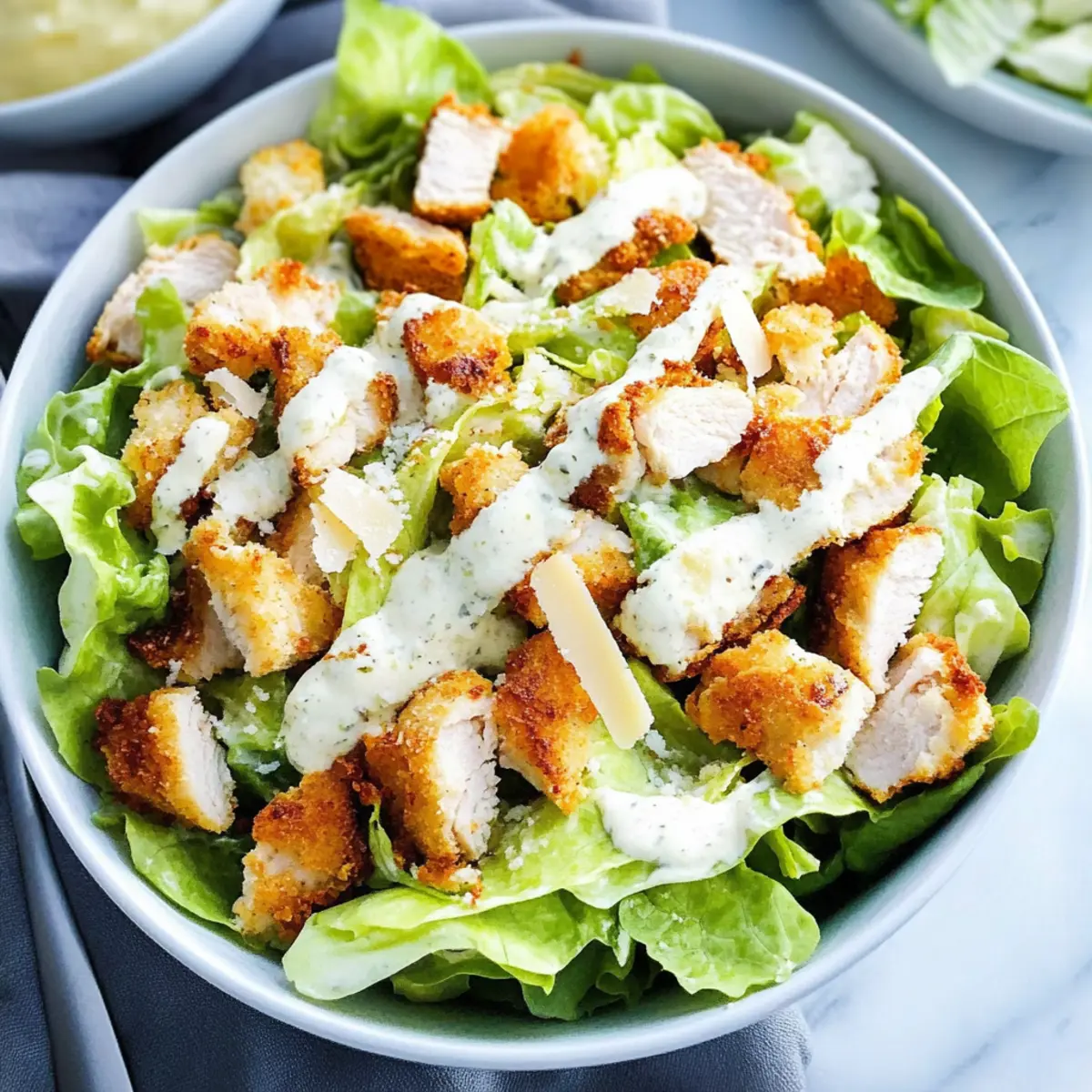 Crispy Chicken Caesar Salad that Will Wow Your Taste Buds