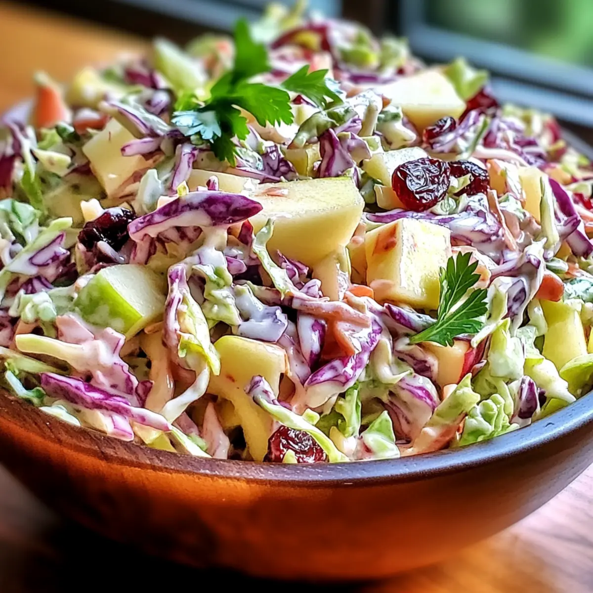 Cranberry Apple Coleslaw: Refreshing Twist on a Classic