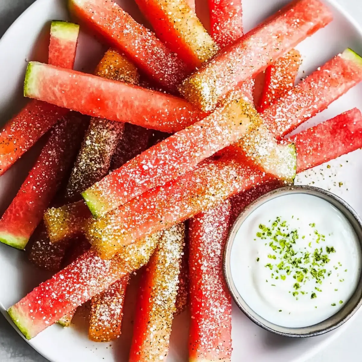 Spicy Watermelon Fries with Coconut Lime: A Refreshing Twist