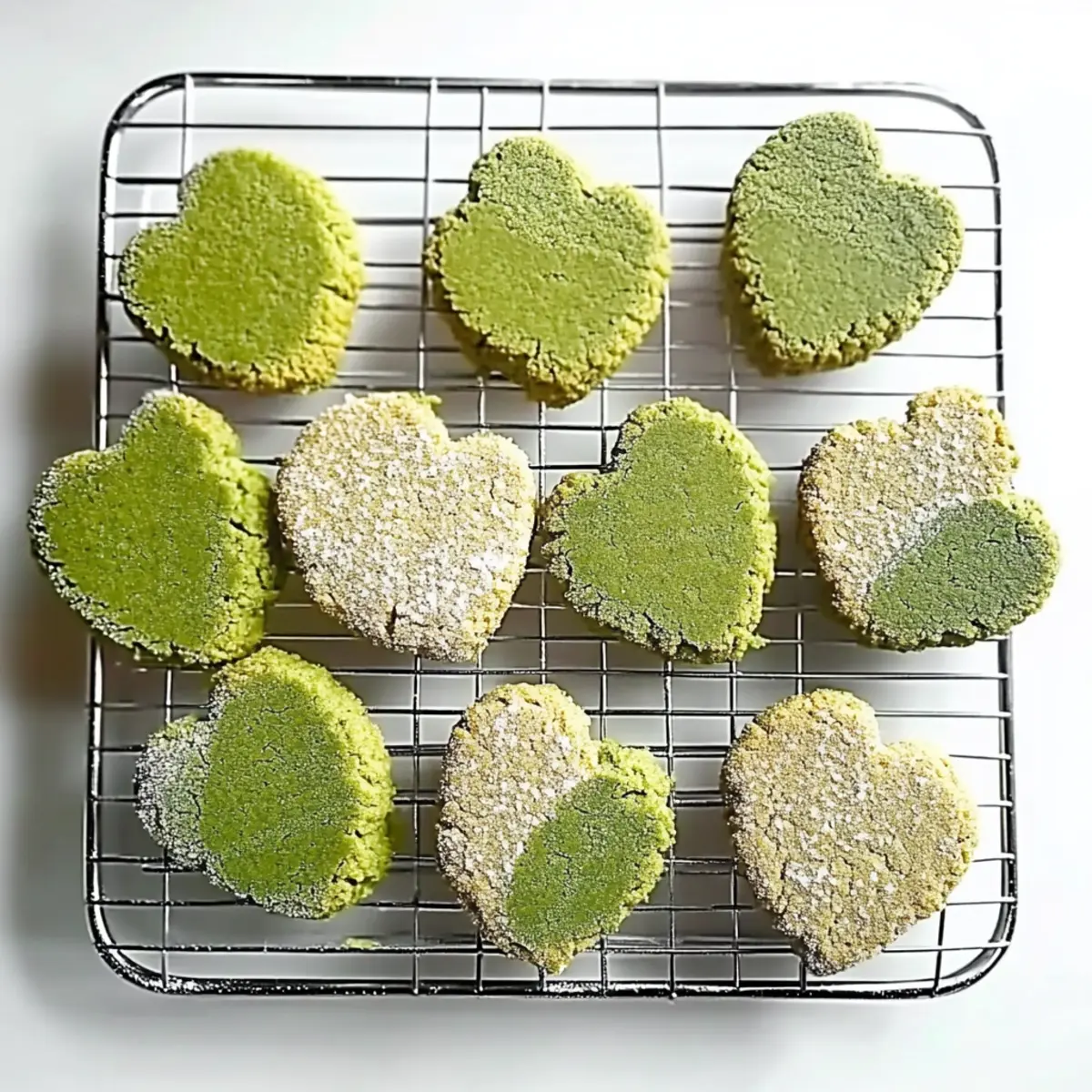 Matcha Sugar Cookies: Chewy, Colorful Vegan Delight