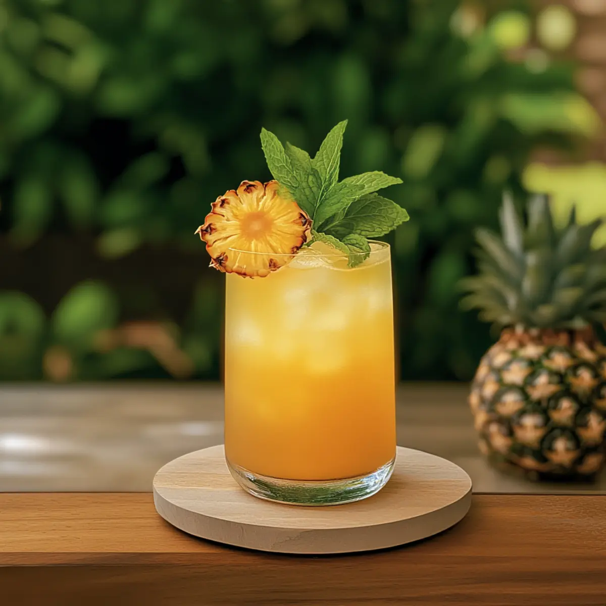 Zesty Pineapple Ginger Beer Mocktail to Brighten Your Day